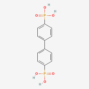 Chemical structure of Biphenyl-4,4'-diylbis(phosphonic acid)
