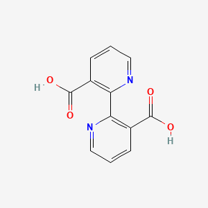 Chemical structure of 2,2'-Bipyridine-3,3'-dicarboxylic Acid