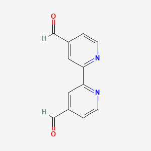 Chemical structure of [2,2'-Bipyridine]-4,4'-dicarbaldehyde