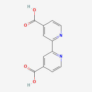 Chemical structure of [2,2'-Bipyridine]-4,4'-dicarboxylic acid