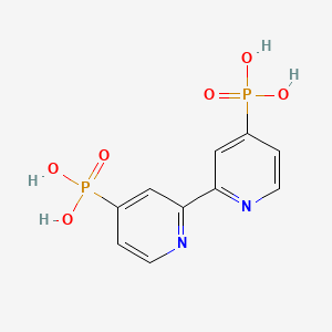 Chemical structure of [2,2'-Bipyridine]-4,4'-diyldiphosphonic acid
