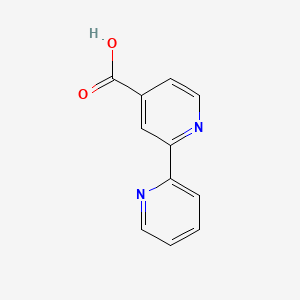 Chemical structure of 2,2'-Bipyridine-4-Carboxylic Acid