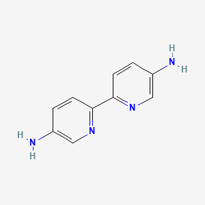 Chemical structure of 5,5'-Diamino-2,2'-bipyridine
