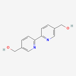 Chemical structure of [2,2'-Bipyridine]-5,5'-diyldimethanol