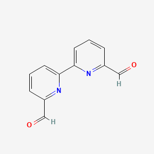 Chemical structure of 2,2'-Bipyridine-6,6'-dicarbaldehyde