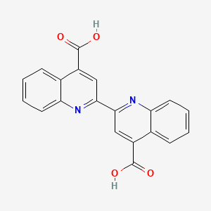 Chemical structure of Bicinchoninic acid