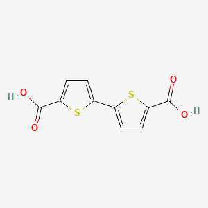 Chemical structure of [2,2'-Bithiophene]-5,5'-dicarboxylicacid