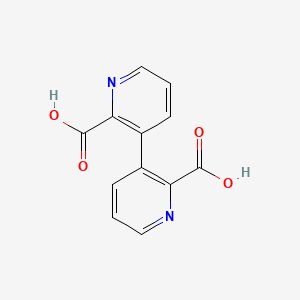 Chemical structure of [3,3'-Bipyridine]-2,2'-dicarboxylic acid