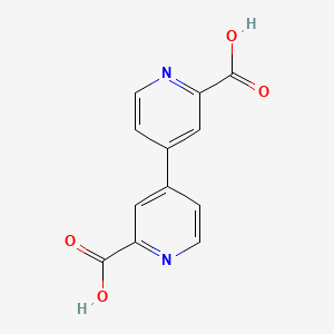 Chemical structure of [4,4'-Bipyridine]-2,2'-dicarboxylic acid