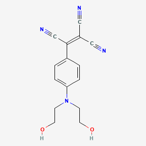 Chemical structure of [4-[Bis(2-hydroxyethyl)amino]phenyl]-1,1,2-ethylenetricarbonitrile