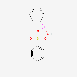 Chemical structure of [Hydroxy(tosyloxy)iodo]benzene