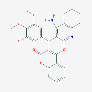 Chemical structure of 1-((2R,3R,4S,5R)-3,4-dihydroxy-5-((trityloxy)methyl)tetrahydrofuran-2-yl)pyrimidine-2,4(1H,3H)-dione