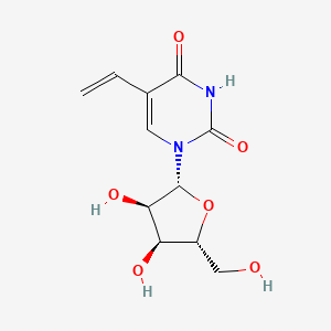 Chemical structure of 5-Vinyl-uridine