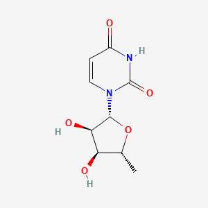 Chemical structure of 5'-Deoxyuridine