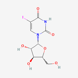 Chemical structure of 1-beta-D-Arabinofuranosyl-5-iodouracil