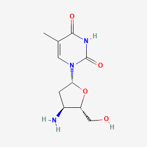 Chemical structure of 3'-Aminothymidine