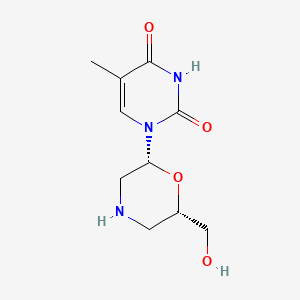 Chemical structure of Morpholino thymidine