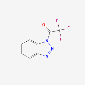 Chemical structure of 1-(trifluoroacetyl)-1H-benzotriazole