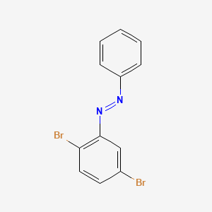 Chemical structure of 1-(2,5-Dibromophenyl)-2-phenyldiazene