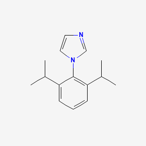 Chemical structure of 1-(2,6-Diisopropylphenyl)imidazole