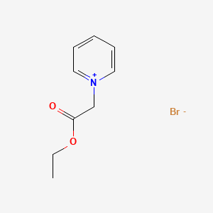 Chemical structure of 1-(2-Ethoxy-2-oxoethyl)pyridin-1-ium bromide
