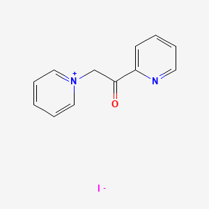 Chemical structure of 1-[2-Oxo-2-(2-pyridyl)ethyl]pyridinium Iodide