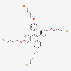 Chemical structure of 1,1,2,2-Tetrakis(4-(4-bromobutoxy)phenyl)ethene