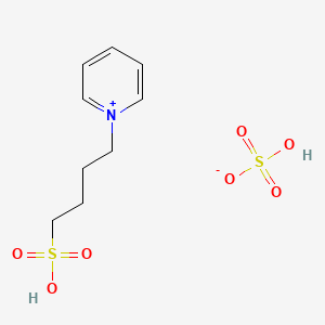 Chemical structure of 1-(4-Sulfobutyl)pyridin-1-ium hydrogen sulfate