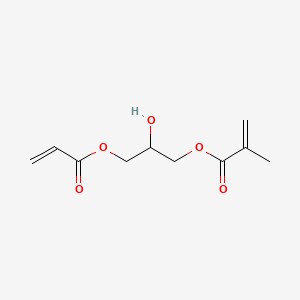 Chemical structure of 1-(Acryloyloxy)-3-(methacryloyloxy)-2-propanol(mixtureofisomers)(stabilizedwithMEHQ)