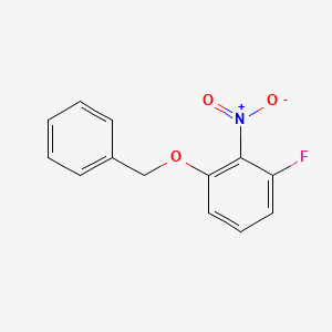 Chemical structure of 1-(Benzyloxy)-3-fluoro-2-nitrobenzene