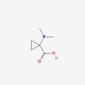 Chemical structure of 1-(Dimethylamino)cyclopropanecarboxylic acid