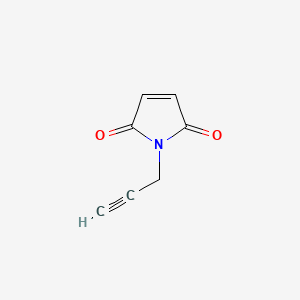 Chemical structure of 1-(Prop-2-yn-1-yl)-2,5-dihydro-1h-pyrrole-2,5-dione