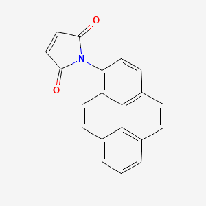 Chemical structure of N-(3-Pyrene)maleimide