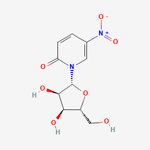 Chemical structure of 1-(β-D-Ribofuranosyl)-5-nitropyrine-2(1H)-one