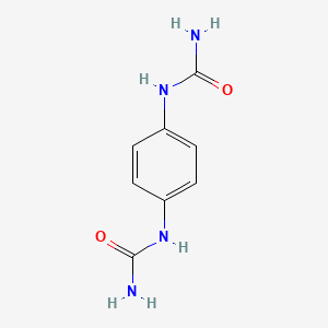 Chemical structure of 1,1'-(1,4-Phenylene)diurea