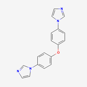 Chemical structure of 1,1'-(Oxybis(4,1-phenylene))bis(1H-imidazole)