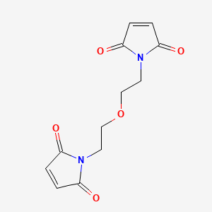 Chemical structure of 1,1'-(Oxybis(ethane-2,1-diyl))bis(1H-pyrrole-2,5-dione)