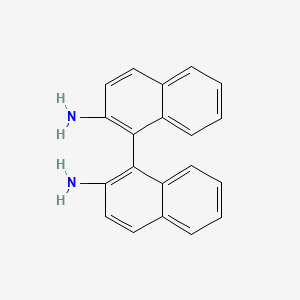 Chemical structure of 1,1'-Binaphthyl-2,2'-diamine