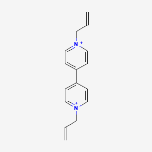 Chemical structure of 1,1'-Diallyl-[4,4'-bipyridine]-1,1'-diium