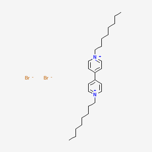 Chemical structure of 1,1'-Dioctyl-4,4'-bipyridinium dibromide