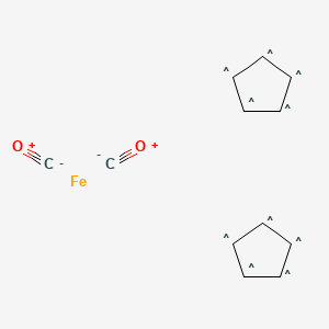 Chemical structure of 1,1'-Ferrocenedicarboxaldehyde