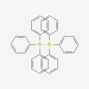Chemical structure of Hexaphenyldisilane