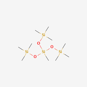 Chemical structure of Methyltris(trimethylsiloxy)silane