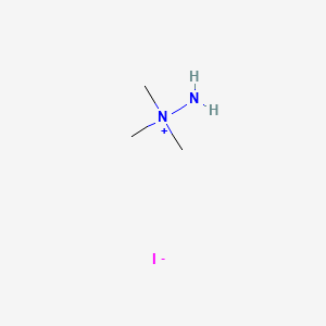 Chemical structure of 1,1,1-Trimethylhydrazinium iodide 97%