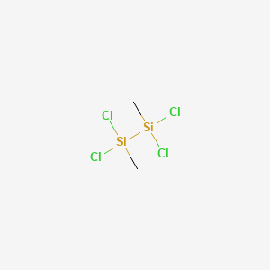 Chemical structure of 1,1,2,2-Tetrachloro-1,2-dimethyldisilane