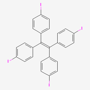 Chemical structure of 1,1,2,2-Tetrakis(4-iodophenyl)ethene