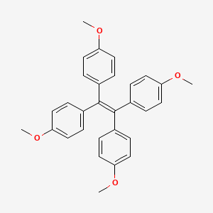 Chemical structure of 1,1,2,2-Tetrakis(4-methoxyphenyl)ethene