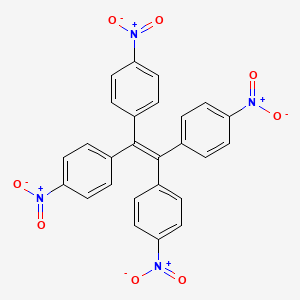 Chemical structure of 1,1,2,2-Tetrakis(4-nitrophenyl)ethene