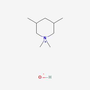 Chemical structure of 1,1,3,5-Tetramethylpiperidin-1-ium hydroxide