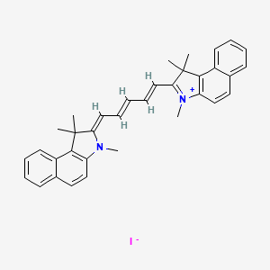 Chemical structure of IR 676 Iodide